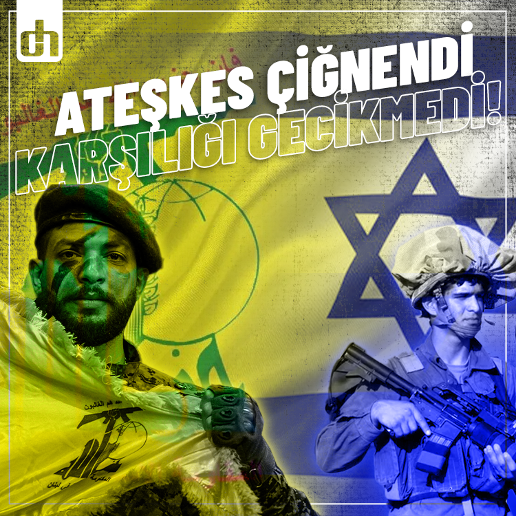 israil ateşkesi bozdu: Hizbullah karşılık verdi!