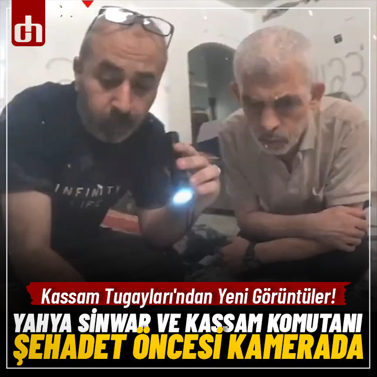 Kassam Tugayları'ndan Yeni Görüntüler! Yahya Sinwar Şehadet Öncesi Kamerada