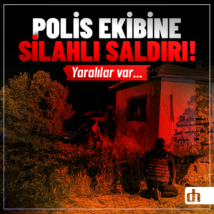 Polis Ekibine Silahlı Saldırı! Yaralılar var...