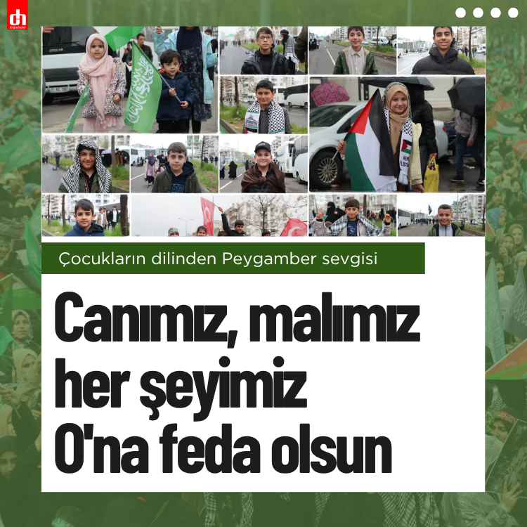 Çocukların dilinden Peygamber sevgisi