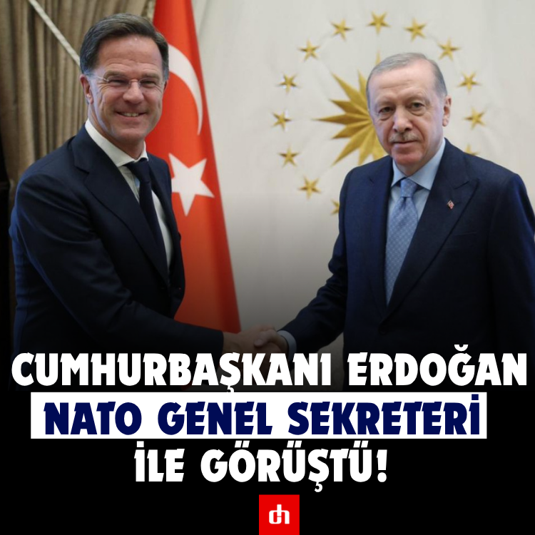 Cumhurbaşkanı Erdoğan, NATO Genel Sekreteri ile görüştü!