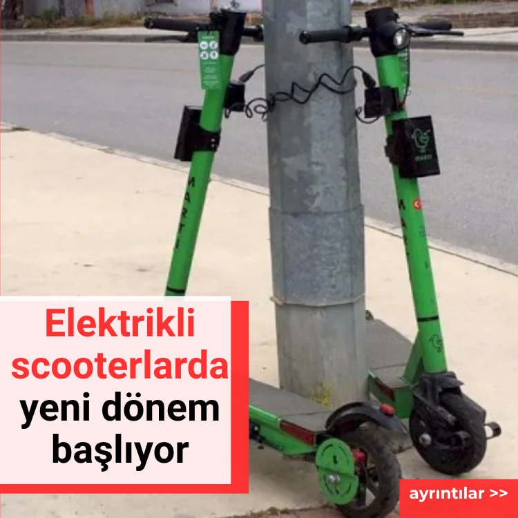 Elektrikli scooterlarda yeni dönem başlıyor
