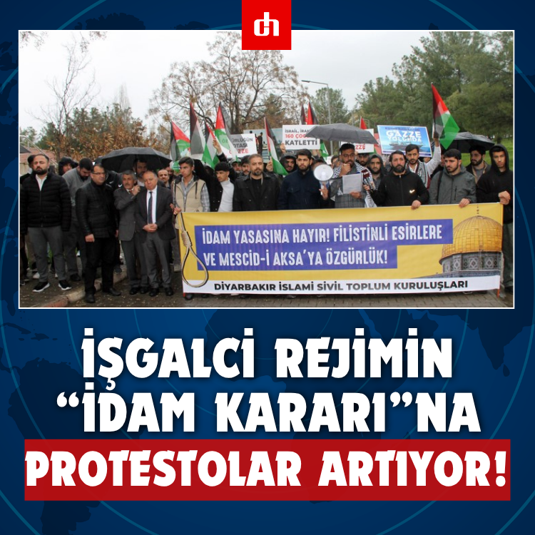 İşgalci rejimin “idam kararı”na protestolar devam ediyor