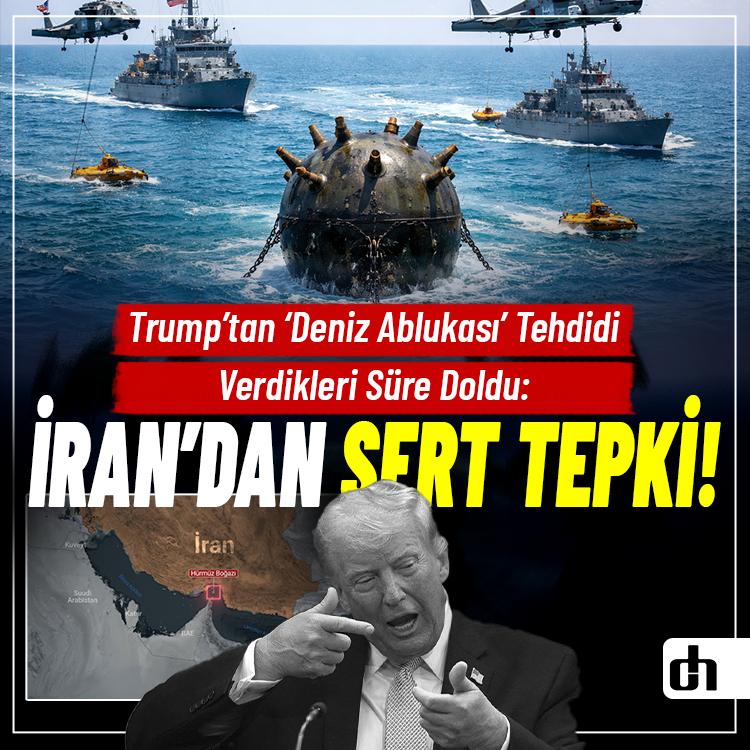 Trump'ın 'deniz ablukası' tehdidine İran'dan sert tepki!