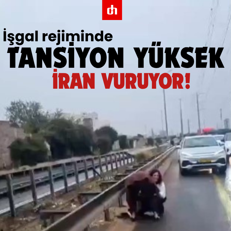 İşgal rejiminde tansiyon yüksek: İran vuruyor!