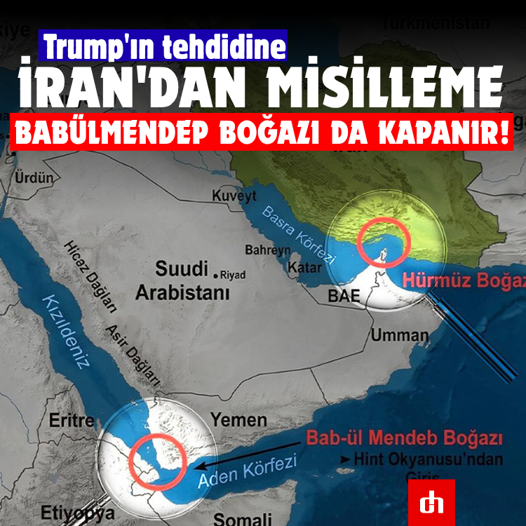 Trump'ın tehdidine İran'dan misilleme: Babülmendep Boğazı da kapanır!