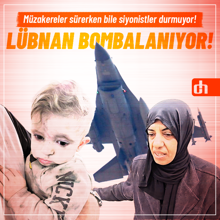 Müzakereler sürerken bile siyonistler durmuyor! Lübnan bombalanıyor...