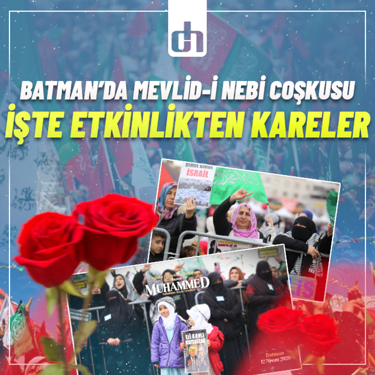 Batman'daki Mevlid-i Nebi Coşkusundan Fotoğraf Kareleri...