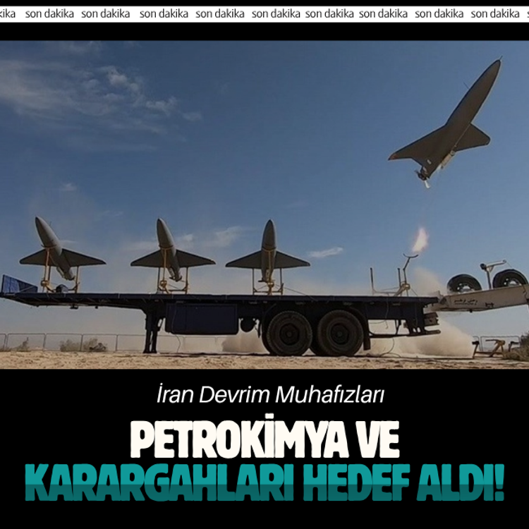 İran Devrim Muhafızları, petrokimya ve karargahları hedef aldı!