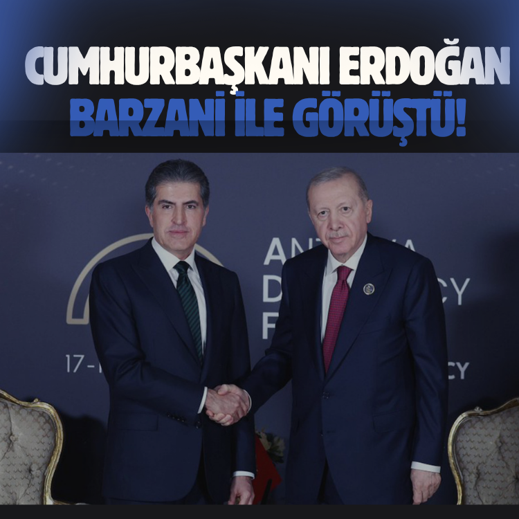 Cumhurbaşkanı Erdoğan IKBY Başkanı Barzani ile görüştü!