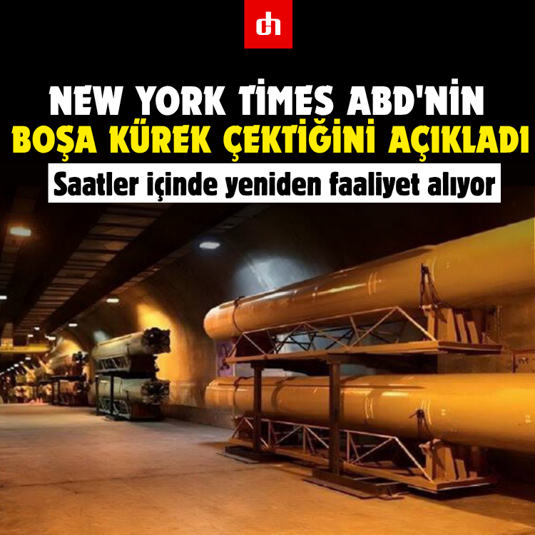 New York Times ABD'nin boşa kürek çektiğini açıkladı: Saatler içinde yeniden faaliyet alıyor