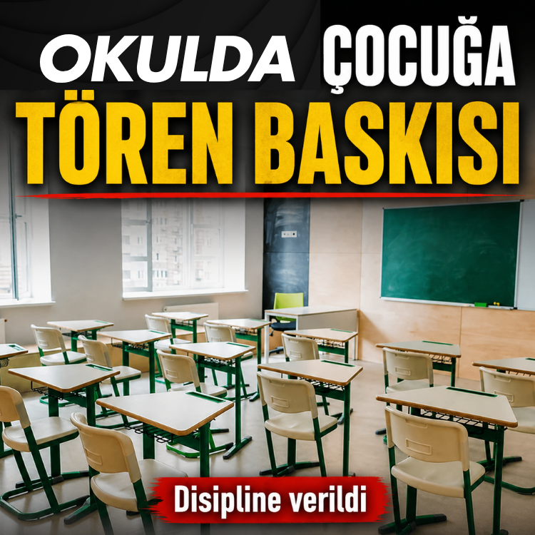 Çocuğa tören baskısı.. Disipline verildi