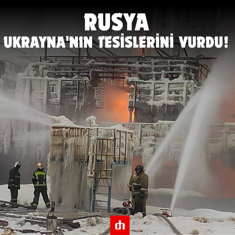 Rusya, Ukrayna'nın tesislerini vurdu!
