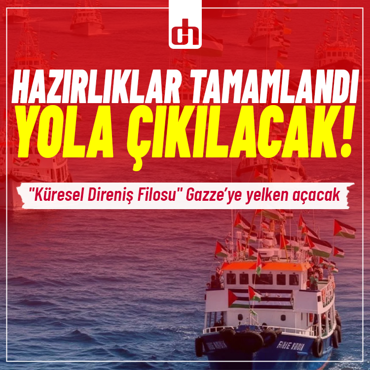 "Küresel Direniş Filosu" İtalya hazırlıklarını tamamladı