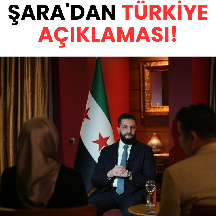 Şara'dan Türkiye açıklaması!