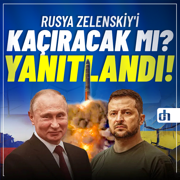 Rusya Zelenskiy'i kaçıracak mı? Yanıtlandı