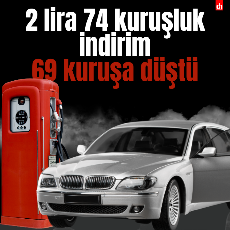 2 lira 74 kuruşluk indirim 69 kuruşa düştü