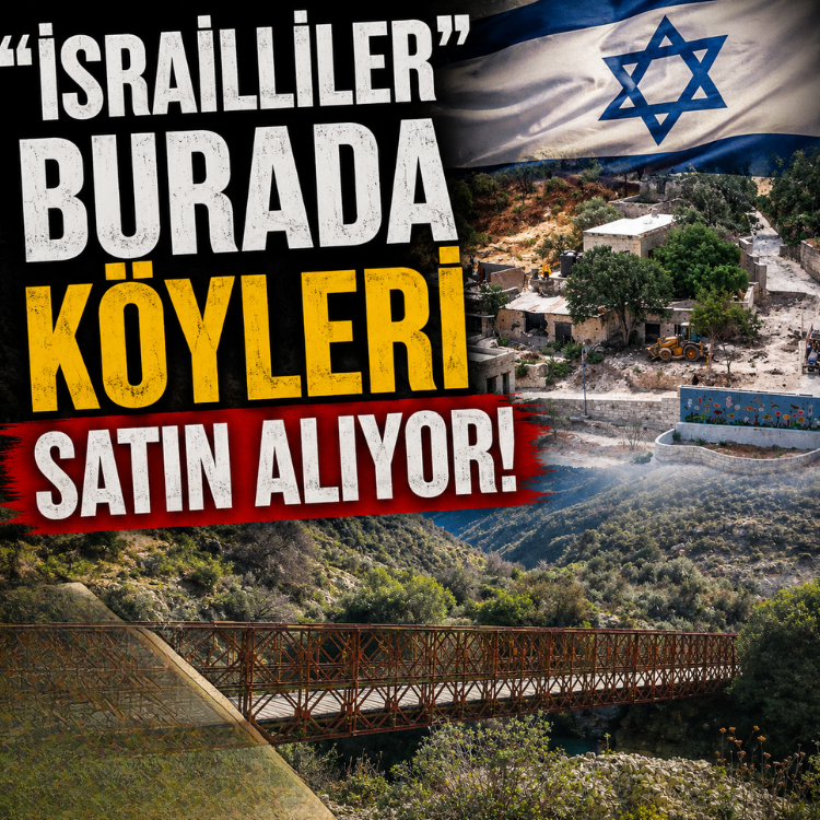'israilliler'' burada köyleri satın alıyor