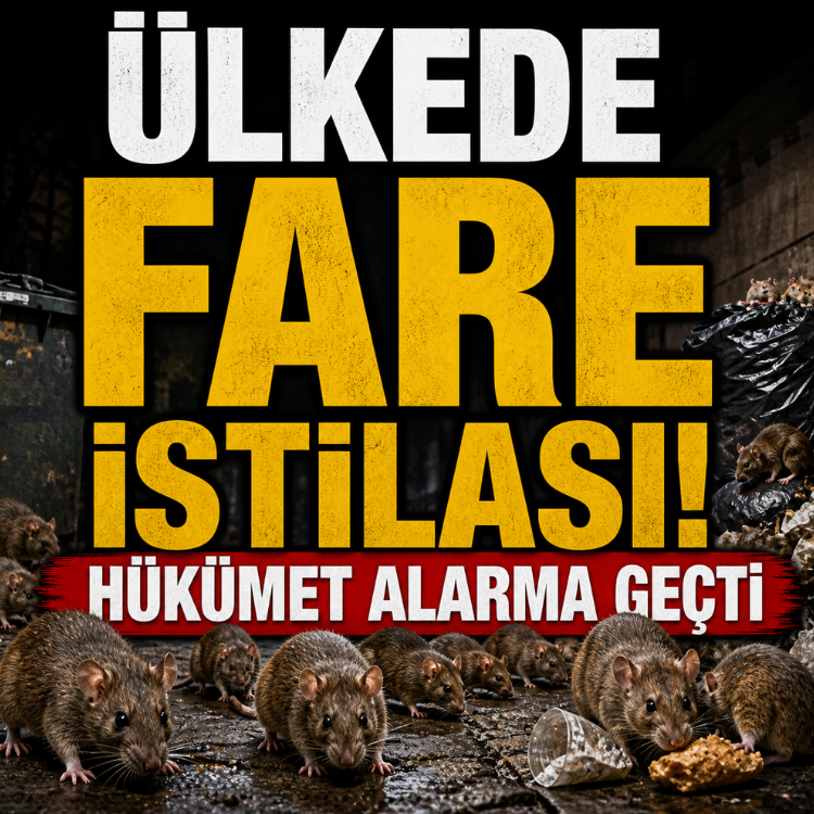 Ülkede fare istilası: Hükümet alarma geçti