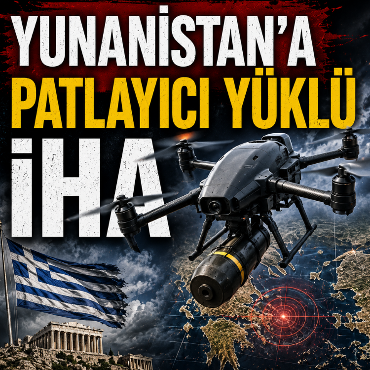 Yunanistan'a patlayıcı yüklü İHA