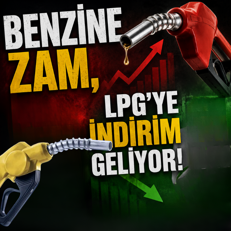 Benzine zam, LPG'ye indirim geliyor