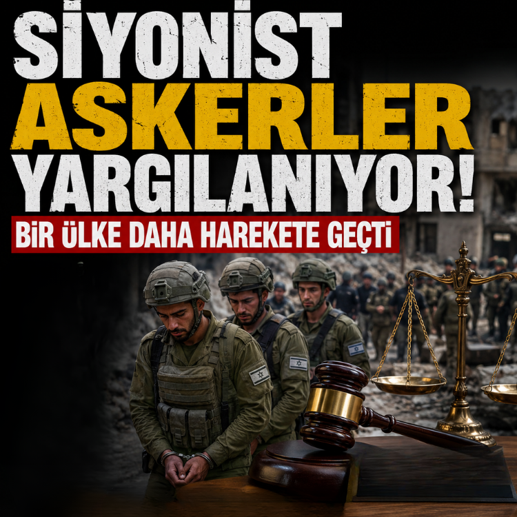 Siyonist askerler yargılanıyor.. Bir ülke daha harekete geçti