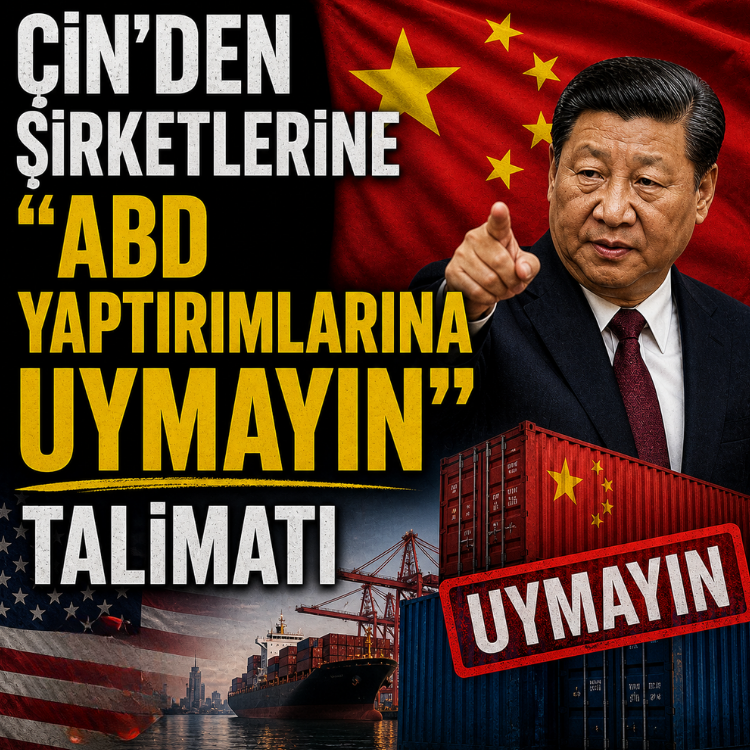 Çin'den şirketlerine ''ABD yaptırımlarına uymayın' talimatı