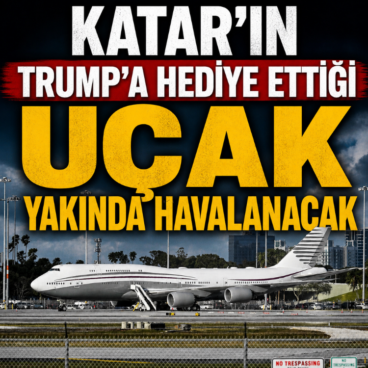 Katar'ın Trump'a hediye ettiği uçak yakında havalanacak