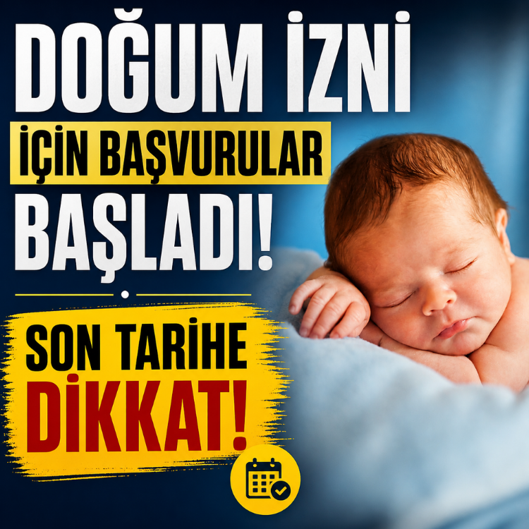 Doğum izni için başvurular başladı.. Son tarihe dikkat