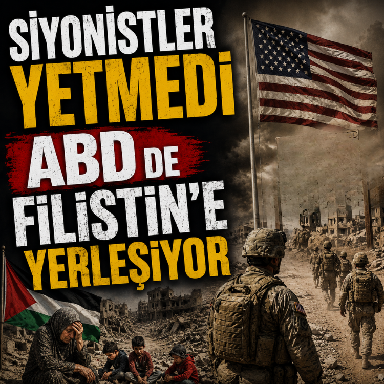 Siyonistler yetmedi ABD de Filistin'e yerleşiyor