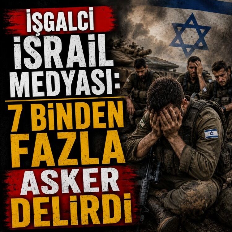 İşgalci israil medyası: 7 binden fazla asker delirdi