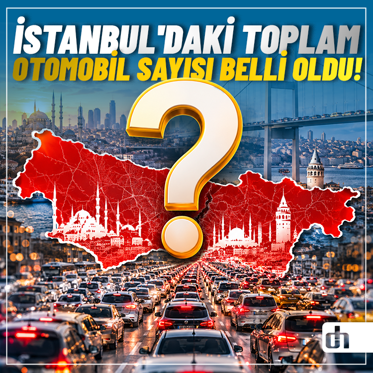 İstanbul'daki toplam otomobil sayısı belli oldu
