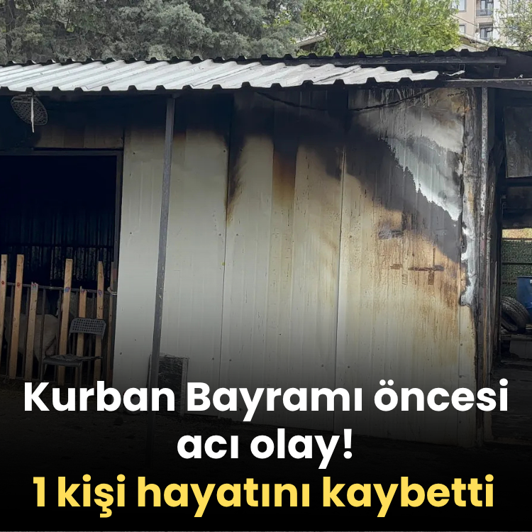 Kurban Bayramı öncesi acı olay! 1 kişi hayatını kaybetti