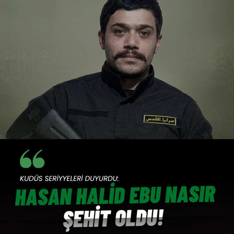Kudüs Seriyyeleri duyurdu: Hasan Halid Ebu Nasır şehit oldu!