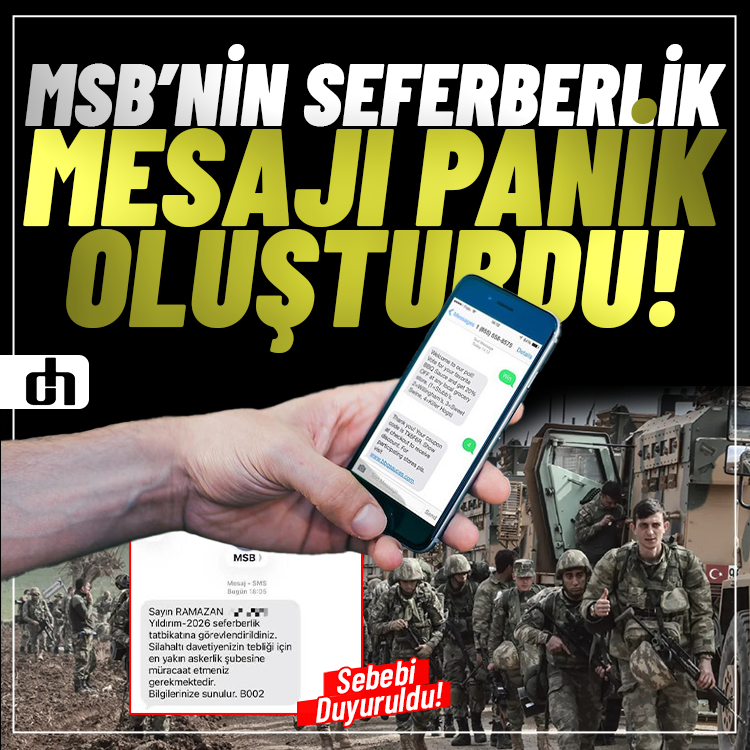 MSB'nin Seferberlik Mesajları Panik Oluşturdu: Sebebi Duyuruldu!