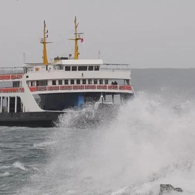 İstanbul'da vapur seferleri iptal