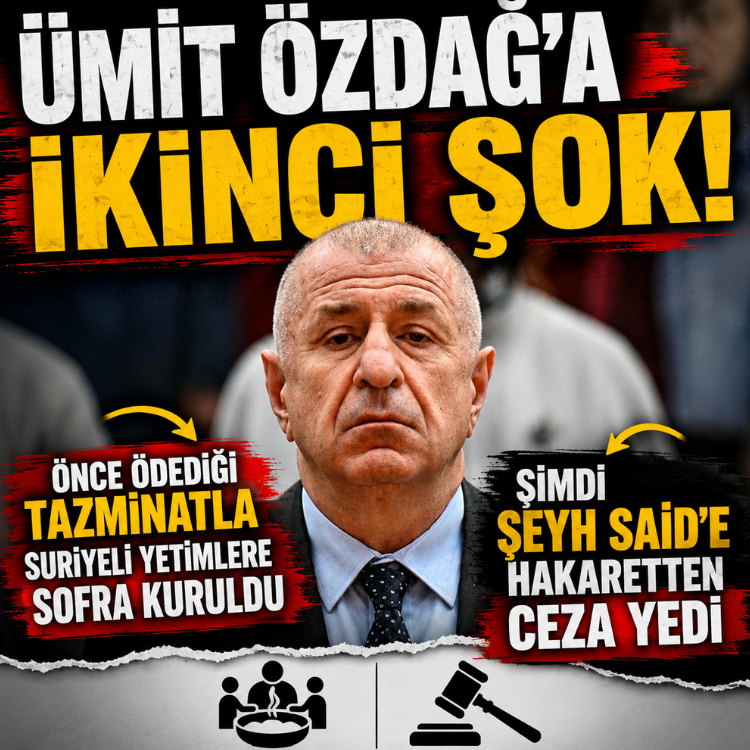 Ümit Özdağ Şeyh Said'e hakaretten ceza yedi
