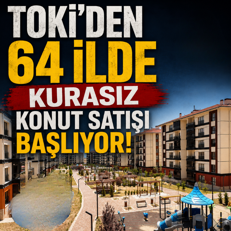 TOKİ'den 64 ilde kurasız konut satışı başlıyor