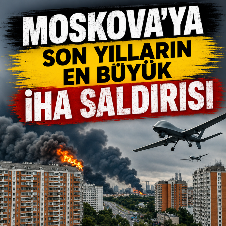 Moskova'ya son yılların en büyük İHA saldırısı