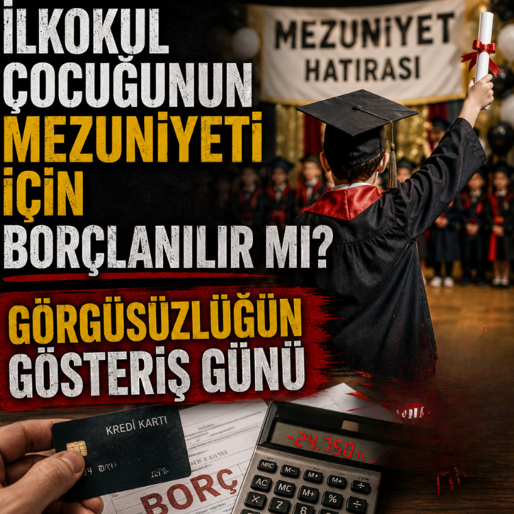 İlkokul çocuğunun mezuniyeti için borçlanılır mı? Görgüsüzlüğün gösteriş günü