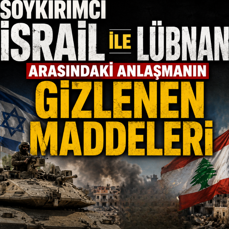 Soykırımcı israil ile Lübnan arasındaki anlaşmanın gizlenen maddeleri