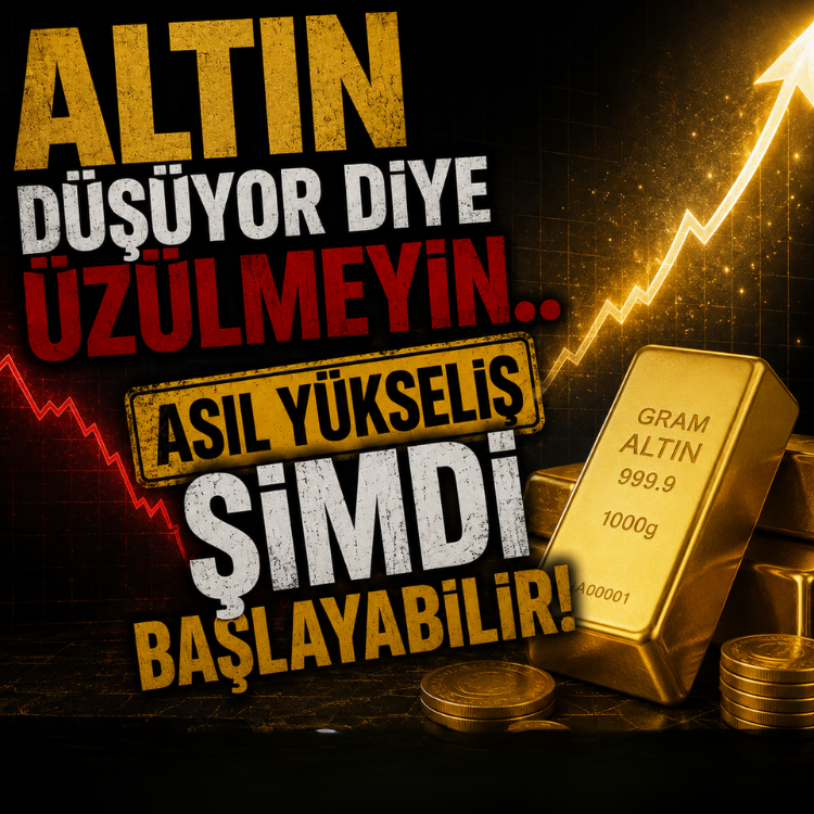 Altın düşüyor diye üzülmeyin.. Asıl yükseliş şimdi başlayabilir