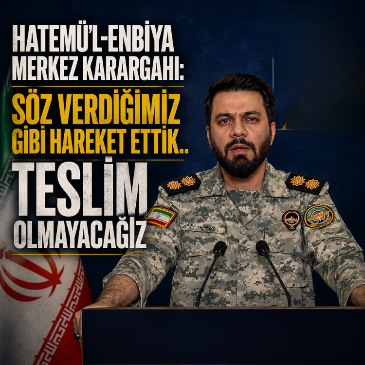 Hatemü'l-Enbiya Merkez Karargahı: Söz verdiğimiz gibi hareket ettik.. Teslim olmayacağız