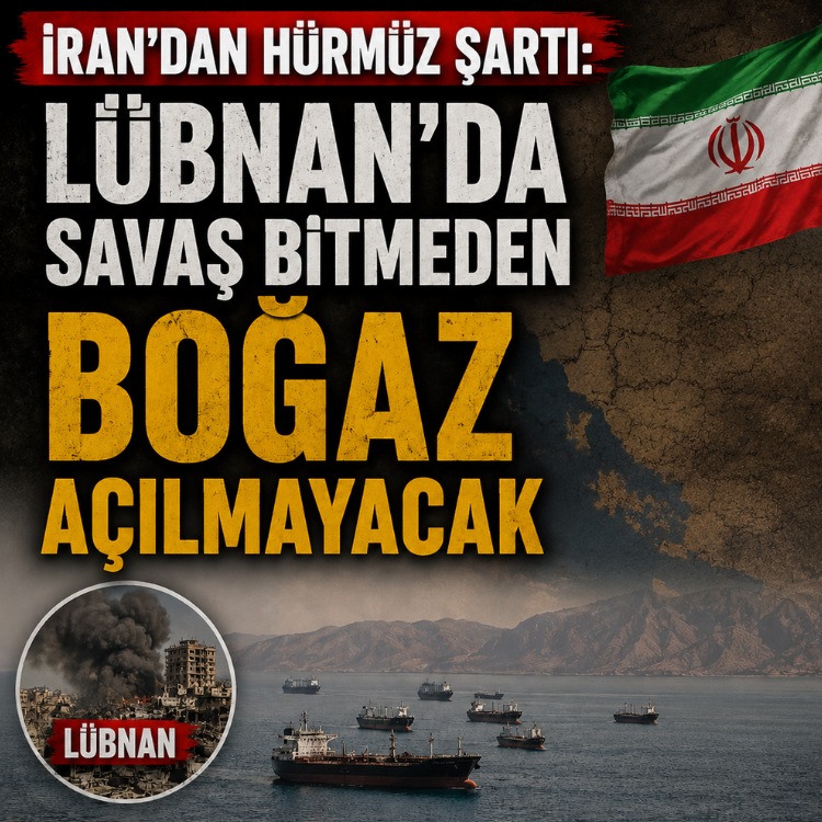 İran'dan Hürmüz şartı: Lübnan'da savaş bitmeden boğaz açılmayacak