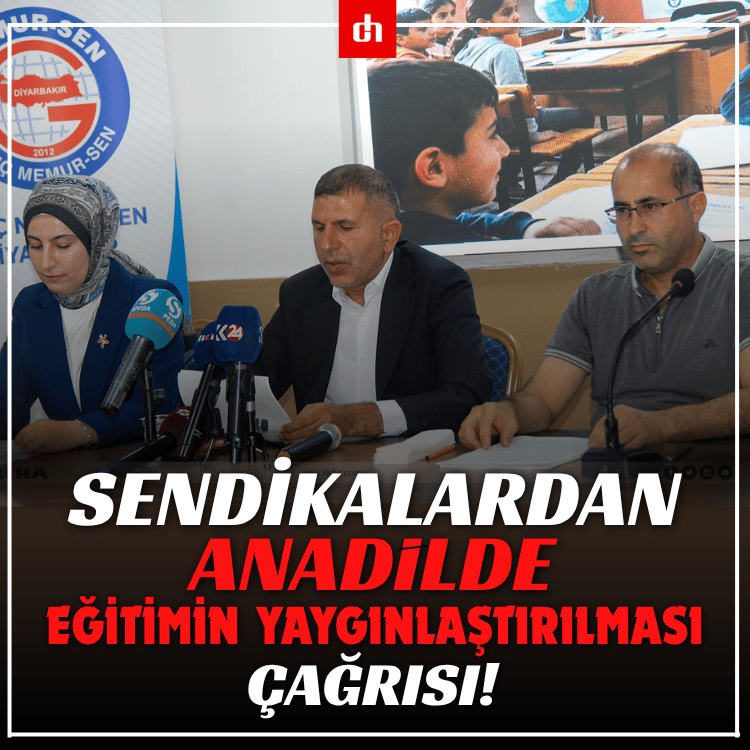 Memur-Sen ve Eğitim-Bir-Sen'den anadilde eğitimin yaygınlaştırılması çağrısı!