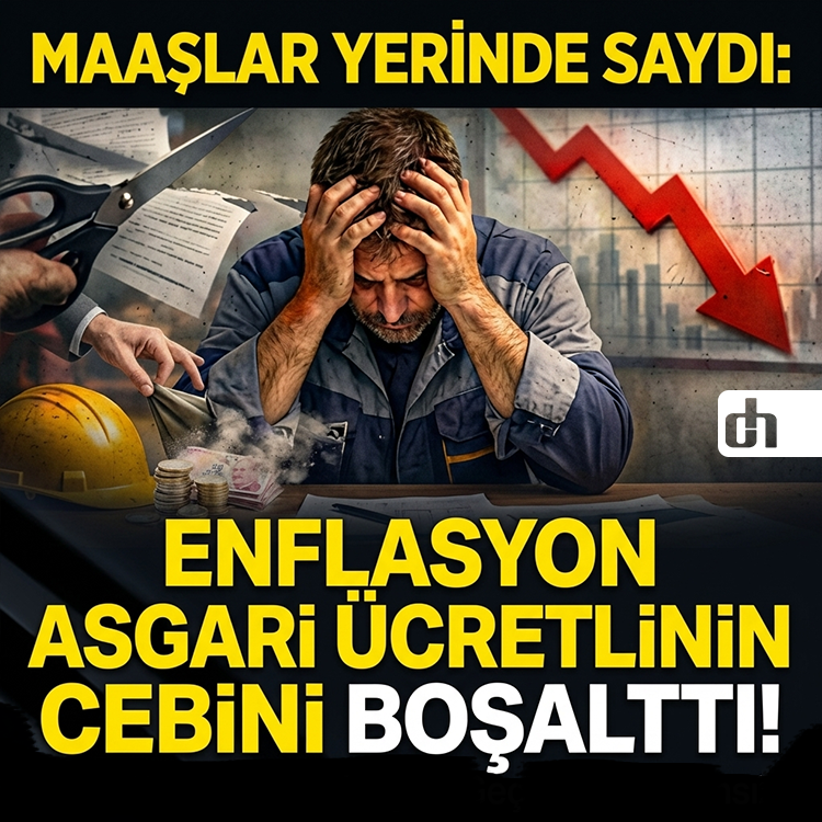 Maaşlar Yerinde Saydı: Enflasyon Asgari Ücretlinin Cebini Boşalttı!