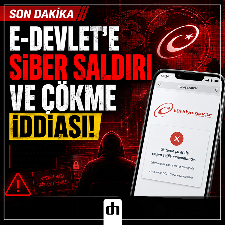 E-Devlet’e siber saldırı ve çökme iddiası!