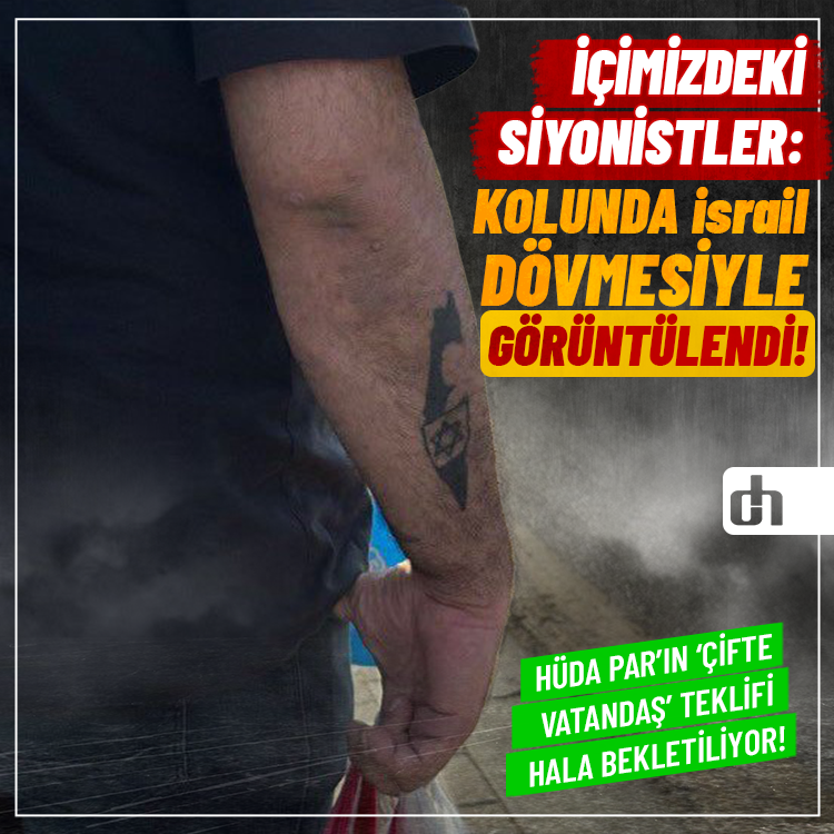 İçimizdeki Siyonistler: Kolunda israil Dövmesiyle Görüntülendi!