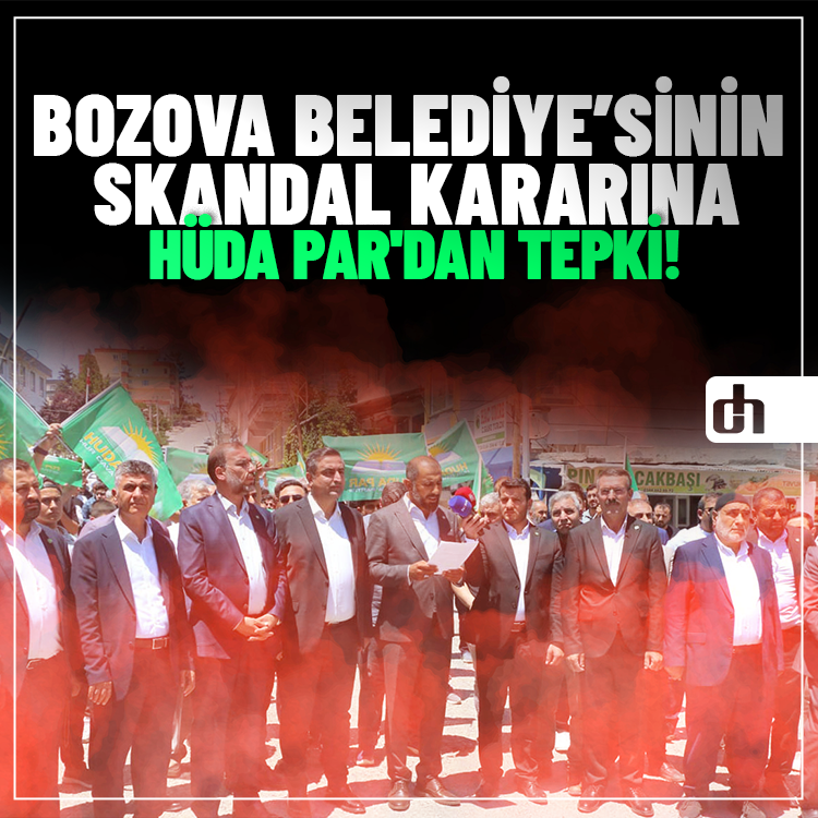 Bozova Belediyesi'nin skandal kararına HÜDA PAR'dan tepki