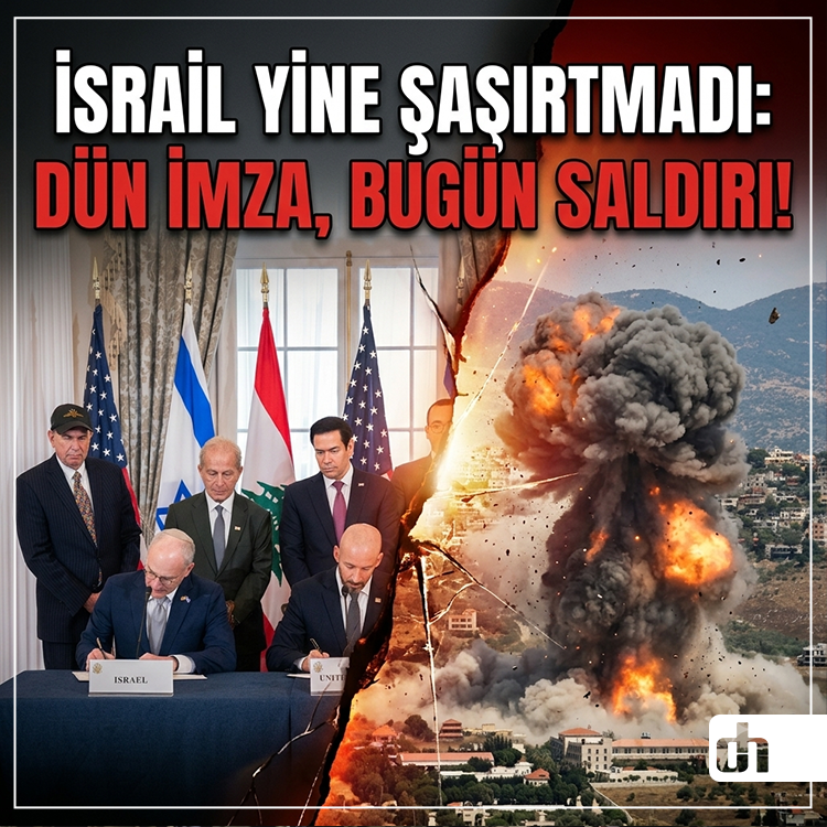 israil Yine Şaşırtmadı: Dün İmza, Bugün Saldırı!